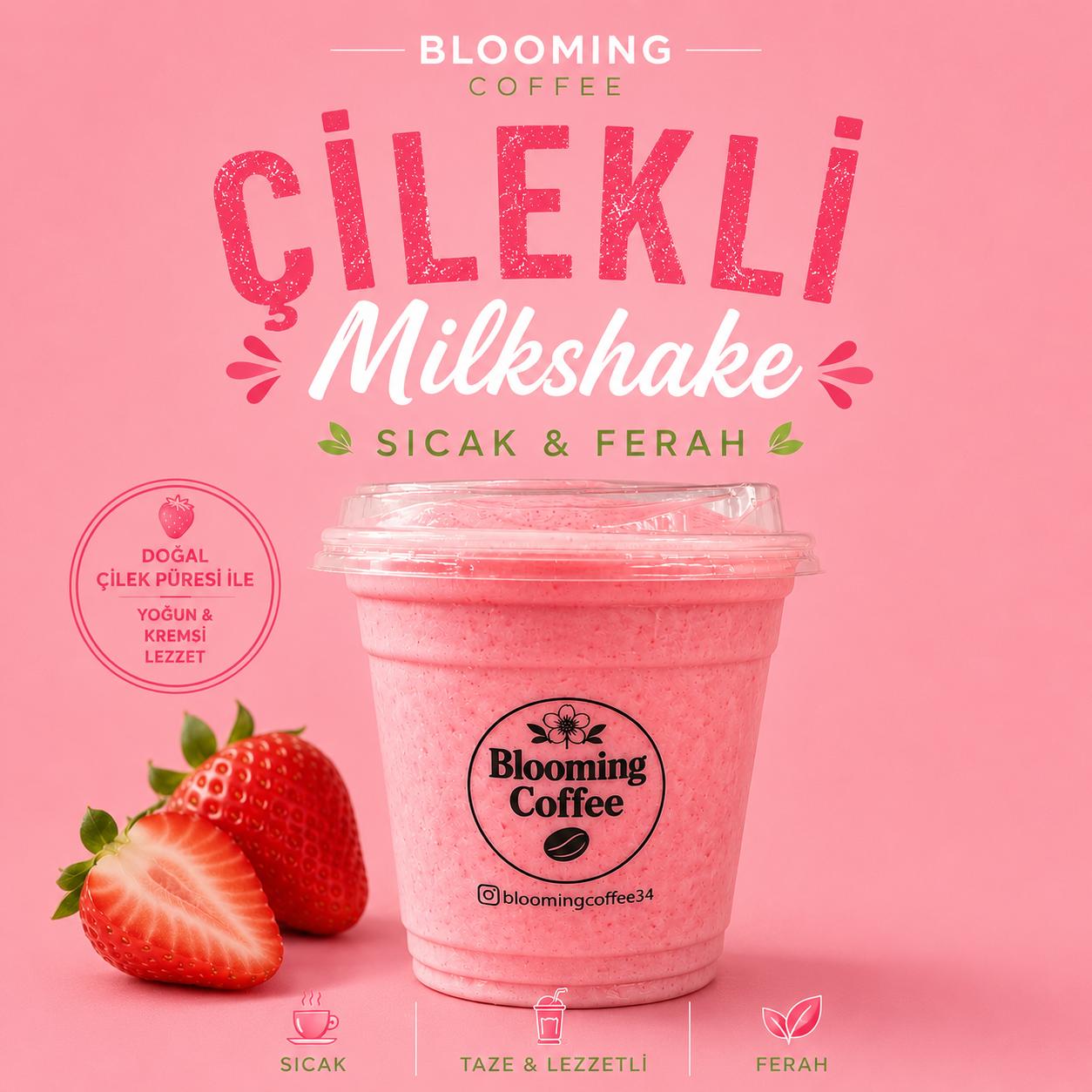 Çilekli Milkshake